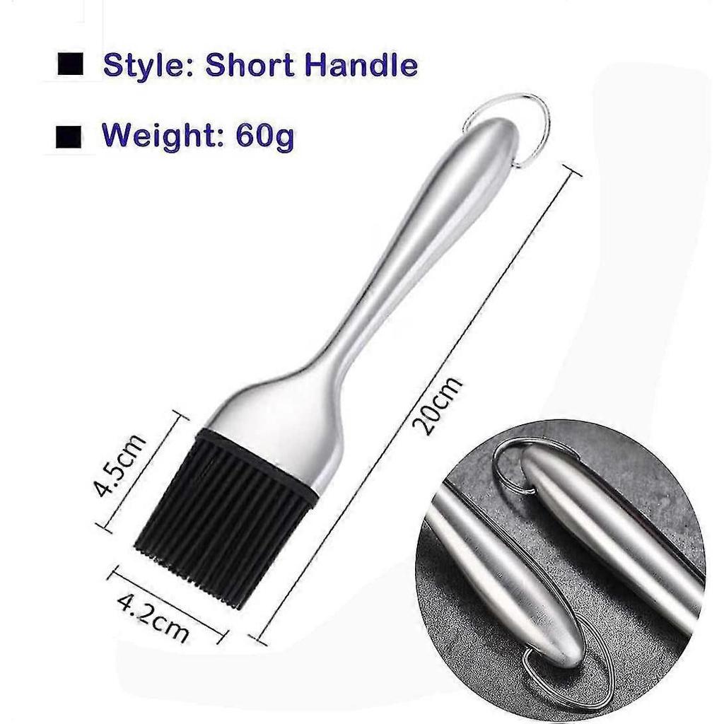 Silicone Barbecue Brushes, Pastry Brush, Barbecue Brush, Barbecue Brushes With Stainless Steel Handle