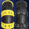 4× Motorcycle Bicycle Wheel Tire Anti-Skid Snow Chain 60cm Black Non-slip Chains