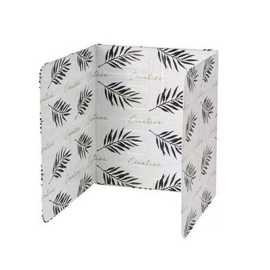 3 Sided Splatter Guard Foldable Grease Splatter Screen Aluminum Foil Oil Splash Guard Protects Stove from Food Splatter for Stove Top Frying Pan