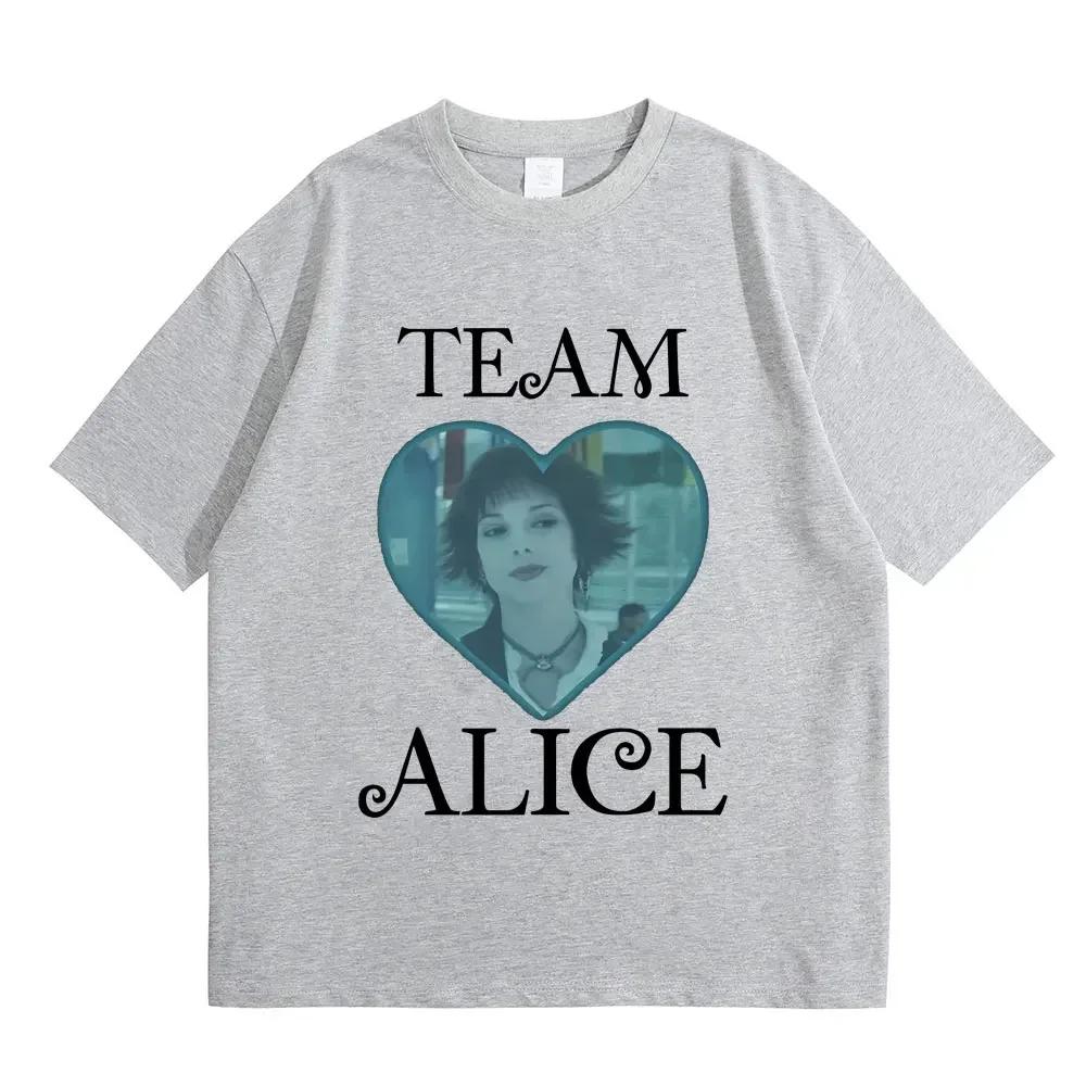 Movie Twilight Team Alice Cullen Graphic T Shirts Robert Pattinson Funny Meme Tshirt Unisex Wounisex Fashion Vintage Oversized Tshirt
