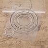 Transparent Seal for DIY Clear Silicone Stamps Scrapbooking Making Circle Rubber Stamps.
