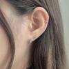 14k chain heart piercing