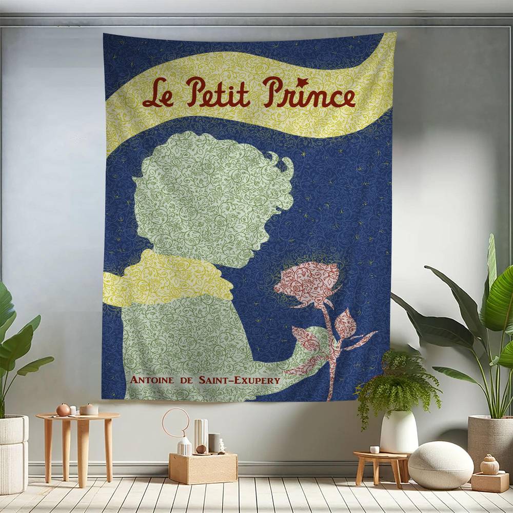 Classic Books LLittle PPrince Hanging Bohemian Tapestry Hanging Tarot Hippie Wall Rugs Dorm Home Decor