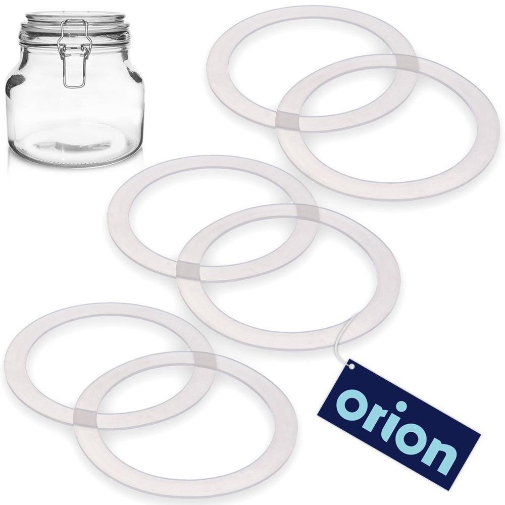 IRMA 11cm Silicone Jar Seals 6-Pack