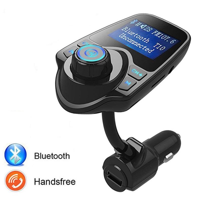 

Беспроводной FM-модулятор AUX Audio MP3-плеер USB Автомобильное зарядное устройство Handsfree Bluetooth-совместимый автомобильный комплект FM-передатчик Автомобильные аксессуары T10