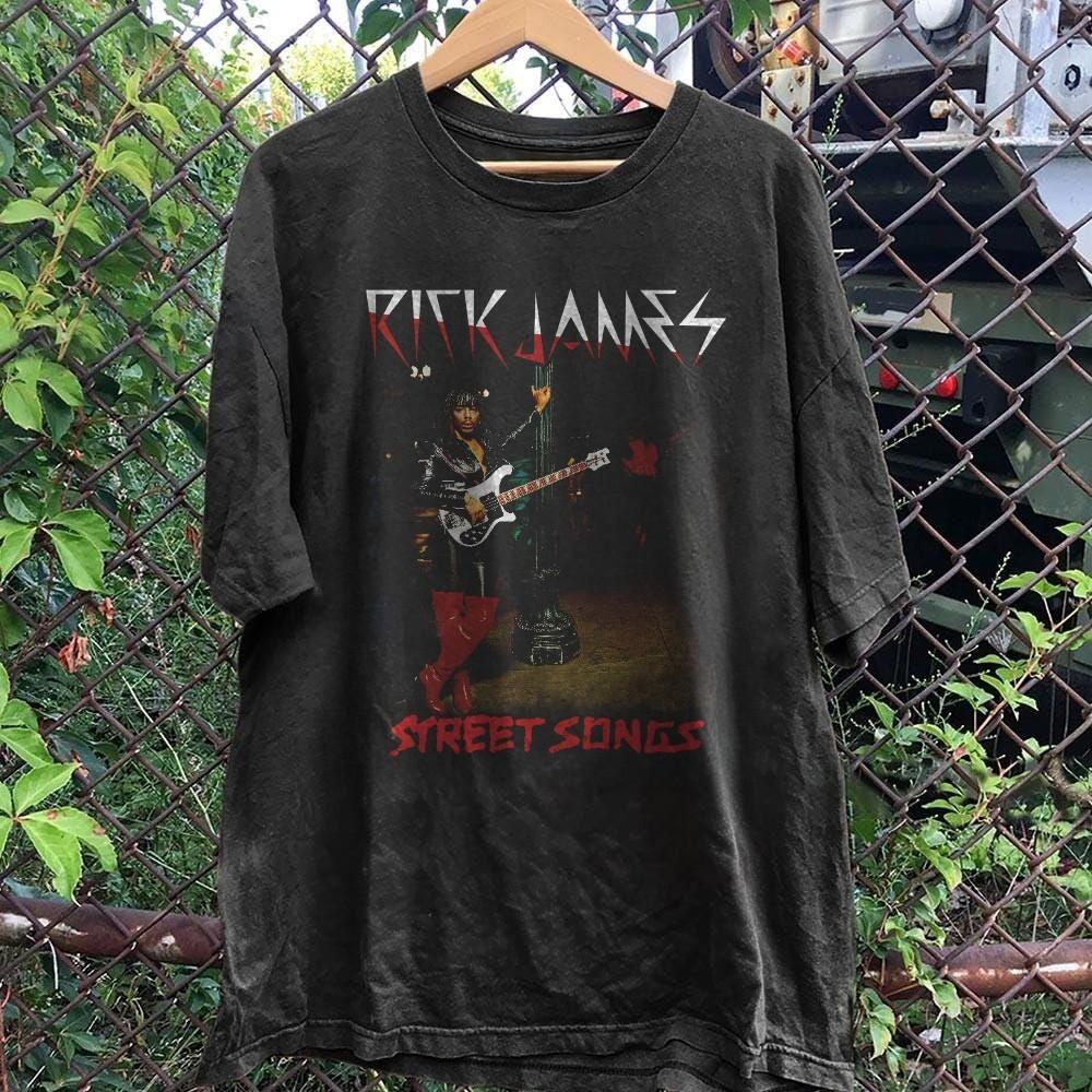 Rick James Street Songs Vintage Style Unisex T-Shirt Size S-5XL XXXXL
