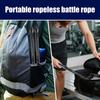 Ropeless Battle Rope for Home Gym Cordless Weighted Training Rope for HIIT Full-Body Exercise Fitness Equipment for Men Women