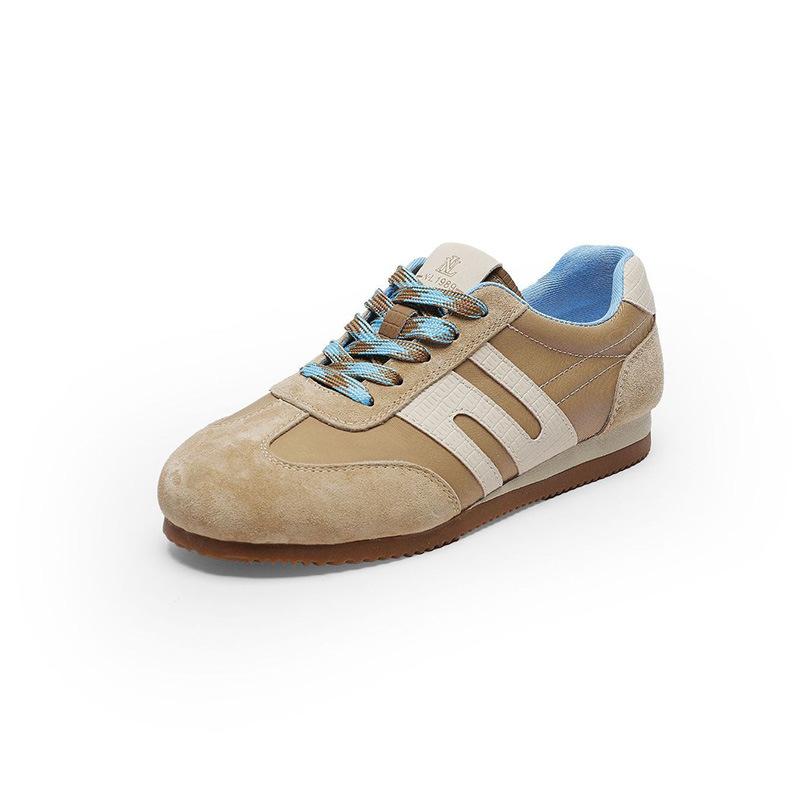 Leather little white shoes women's spring new soft sole comfortable casual sports classic retro