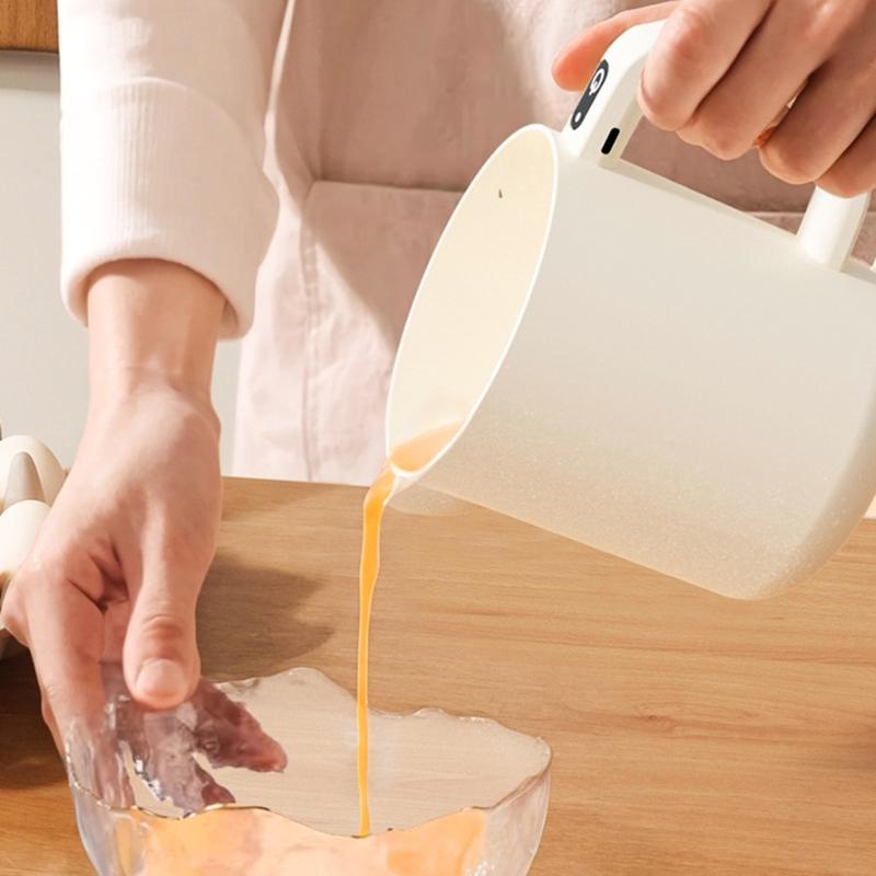 Wireless Electric Mixer Rechargeable Whisk Electric Rice Washer Baking Portable Kitchen Gadget for Cakes and Cookie