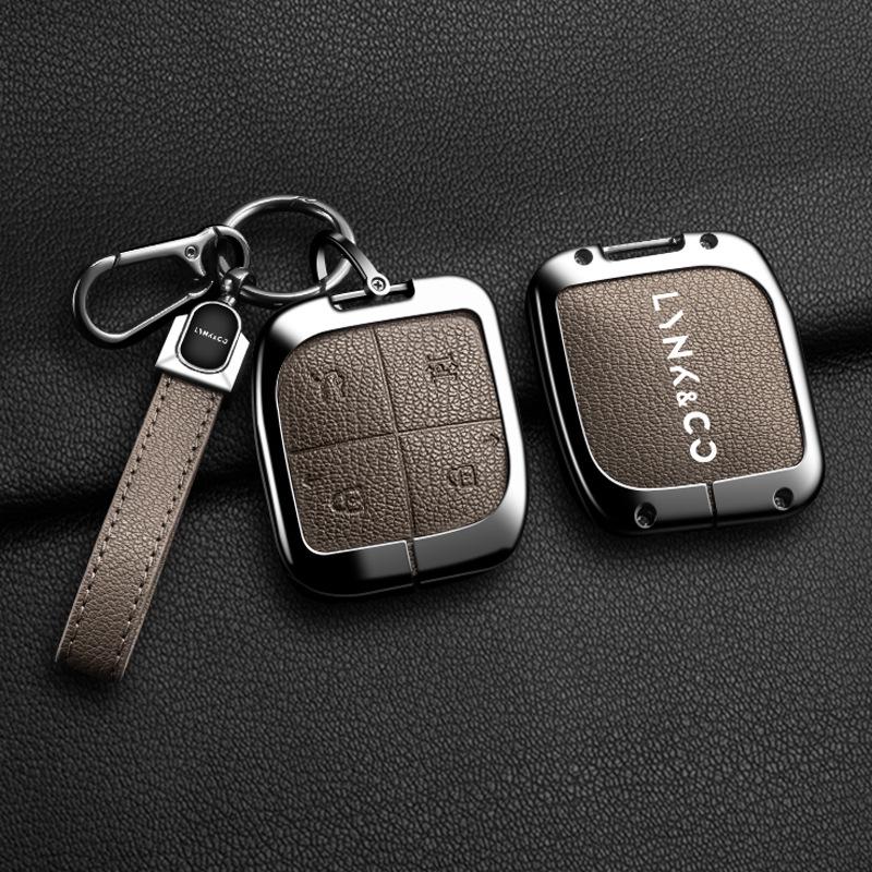 Lynk & Co 03 Key Case: Anti-Drop Protective Shell with Buckle for Models 01/02/05/06/08/09 - Men & Women
