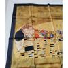 Used Unused * Klimt * The Kiss * 100% Silk * Large Scarf * Gustav Klimt * Museum of Fine Arts Boston * The Kiss * Silk * Approx. 88 X 87 * Painting