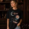 The Cure Katze T-Shirt, 90er Retro Musik T-Shirt, Halloween Konzert Kleidung