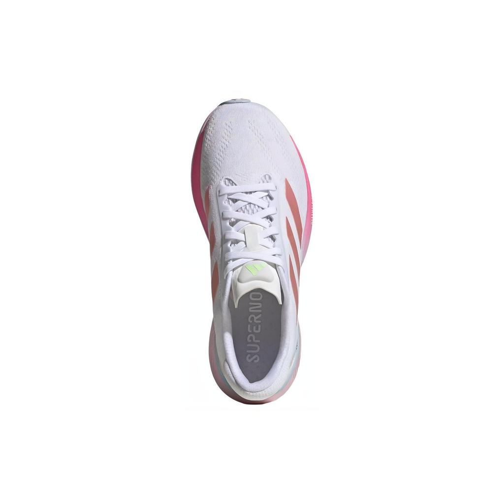 adidas סופרנובה אטרנו נוחות ספיגת זעזועים עמידות נעלי ריצה נמוכות סניקרס לנשים לבן ורוד IH0445