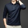 Kaisar Men's Silk Wool Blend Polo Shirt