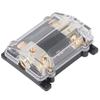 Bloc de distribution d'alimentation fusible 0GA en 4GA Sortie Alliage de zinc Plaqué or pour Amplificateur Stéréo de Voiture