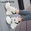 NEW Luxury High Quality Chunky Platform Outdoor Sneakers Women Super High Heels Casual Shoes Woman Height Increasing Boot Mujer
