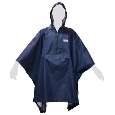 OUTDOOR PRODUCTS Vodotěsné pláštěnka pončo univerzální velikosti námořnická modř, všestranné, 5 v 1, (145-185 cm),