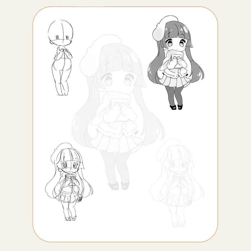 Kniha Kreslení Náčrt Výtvarná kopie Cvičební kniha Ručně malovaný výukový program Náčrt knihy Cvičné knihy