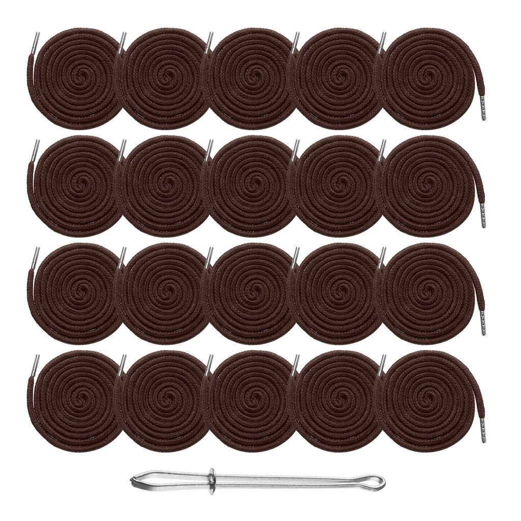 Uxcell 20pcs Trouser Waist Drawstring for Women Men Sports Pants Drawstring Cords Belt Rope String Sweater Hat Round Rope DIY
