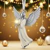 Heavenly Angel Ornament Guardian Angel Hanging Decoration Miniature Angel Pendant for Christmas Tree Home Festive Decor Xmas Gift