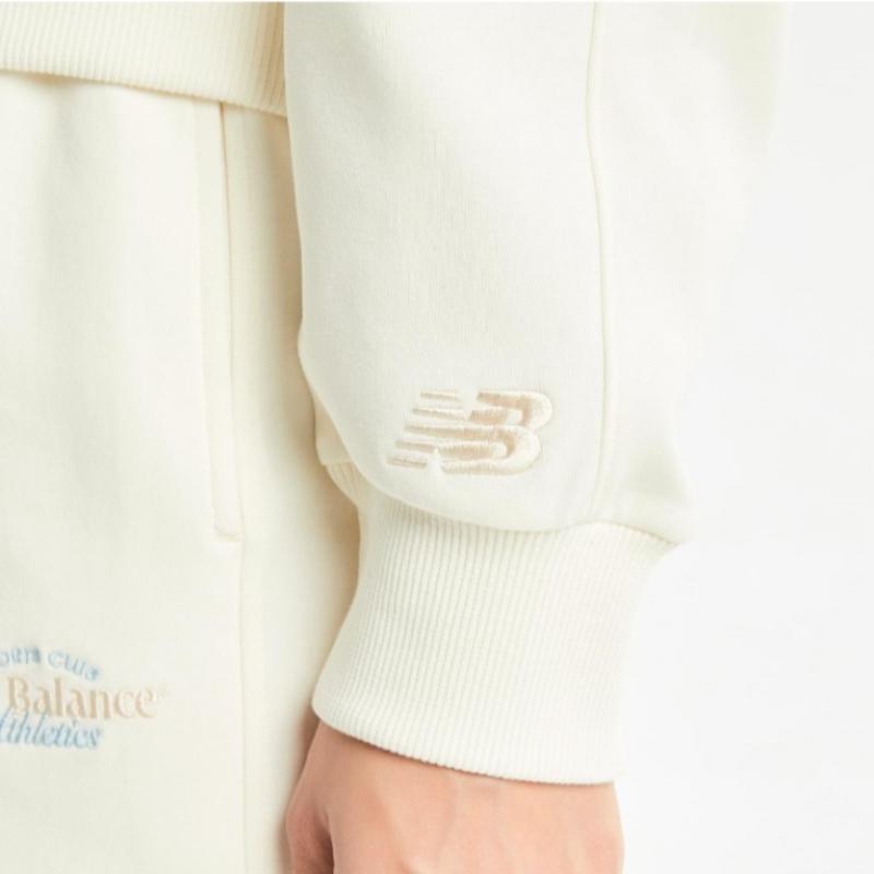 New Balance Long Sleeve Tee Nqj Nbnce1W212 64 W Signature Semi Crop Half Zip Up SWeatShirt  S