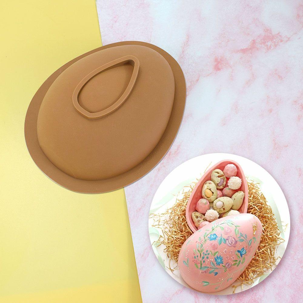 Silikonová forma na dort, želé, kopule, pěna, čokoládová forma, polovina velikonočních vajec, velká velikost, křehká