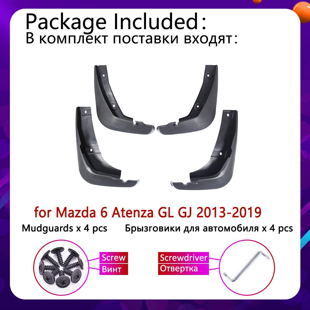 4PCS Car Mudguards For Mazda 6 Atenza GL GJ 2013 2014 2015 2016 2017 2018  Cladding Splash Mud Flaps Mudflap Car