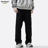 Homlean Men's American Style Cotton Loose Cargo Pants HS60