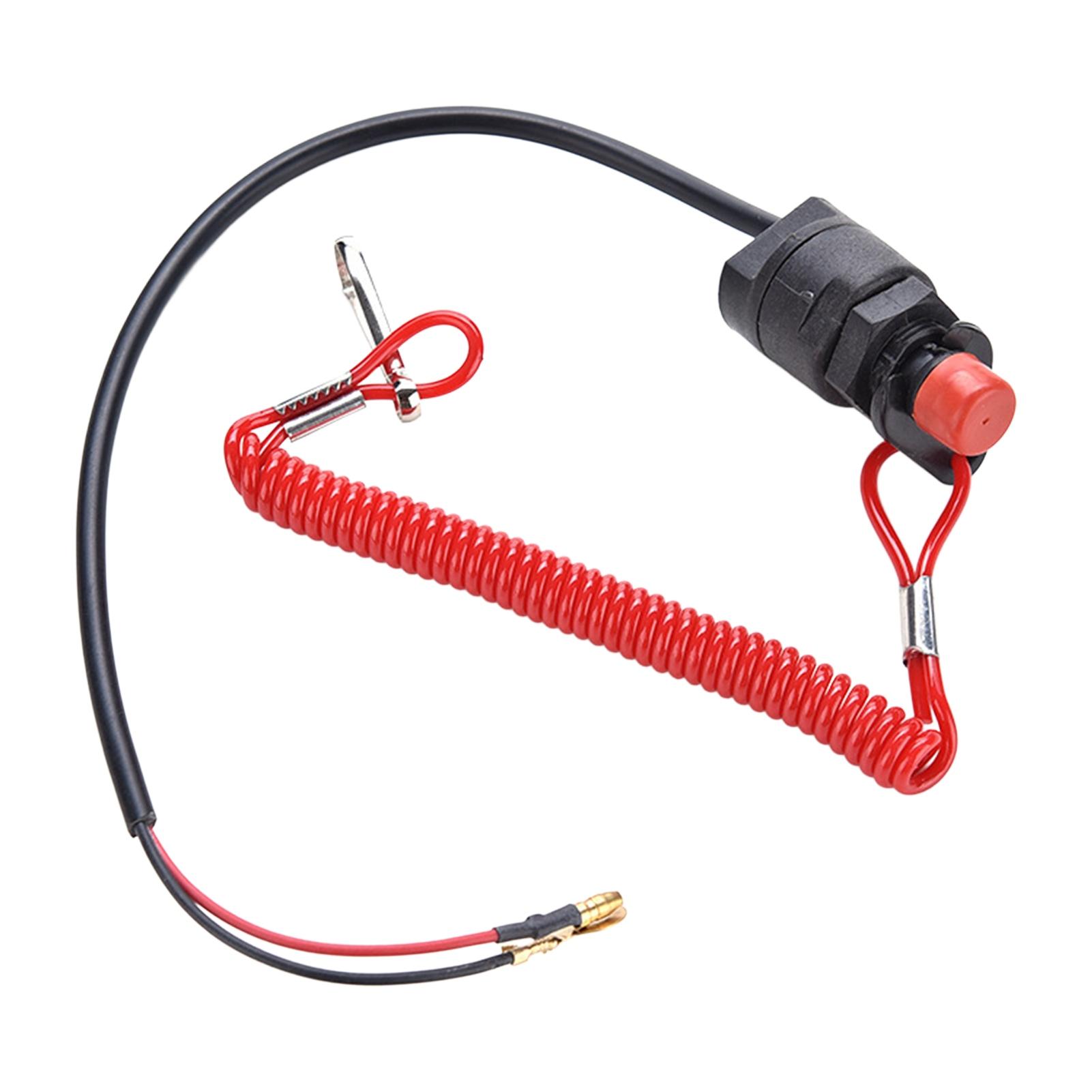 

Emergency Engine Cut Of Switch Lanyard Outboard Motor Switch Safety Lanyard Emergency Stop for Four-Wheel Beach Motorised