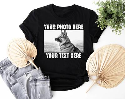 Custom Pet Vintage Shirt,Pet Photo and Name Shirt,Dog Dad Dog Mom Gift