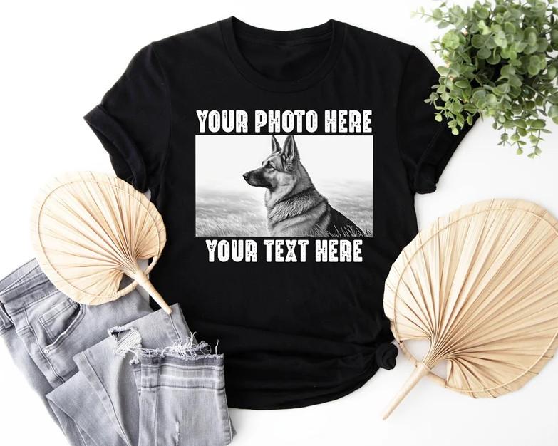 Custom Pet Vintage Shirt,Pet Photo and Name Shirt,Dog Dad Dog Mom Gift