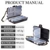 9 Grid Compartments Black Fishing Lure Box Fishing Tackle Hook