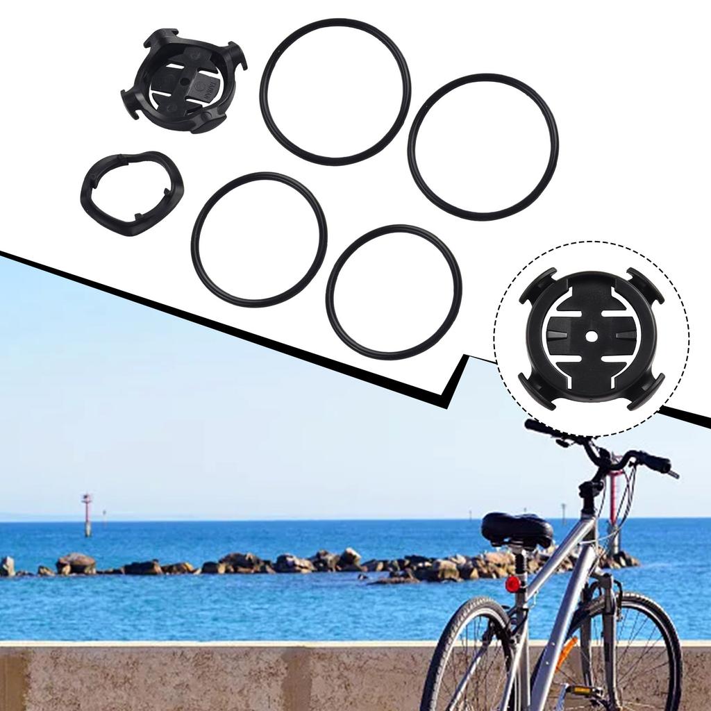 Set Bike Computer Mount Black For Garmin Spare Parts