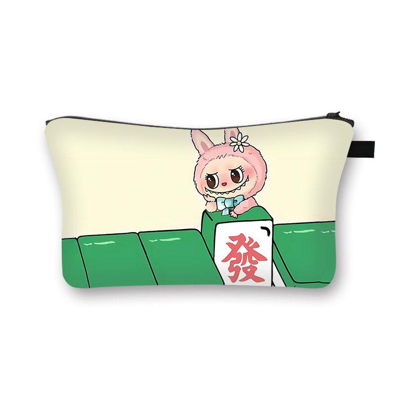 Cosmetic Bag for Girls, Large Capacity, Cute Storage, Toilet Bag, Portable Clutch Bag.