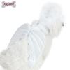 Pet Costume Dogs Halloween Christmas White Angel Outfit Festive Dress Up S M L
