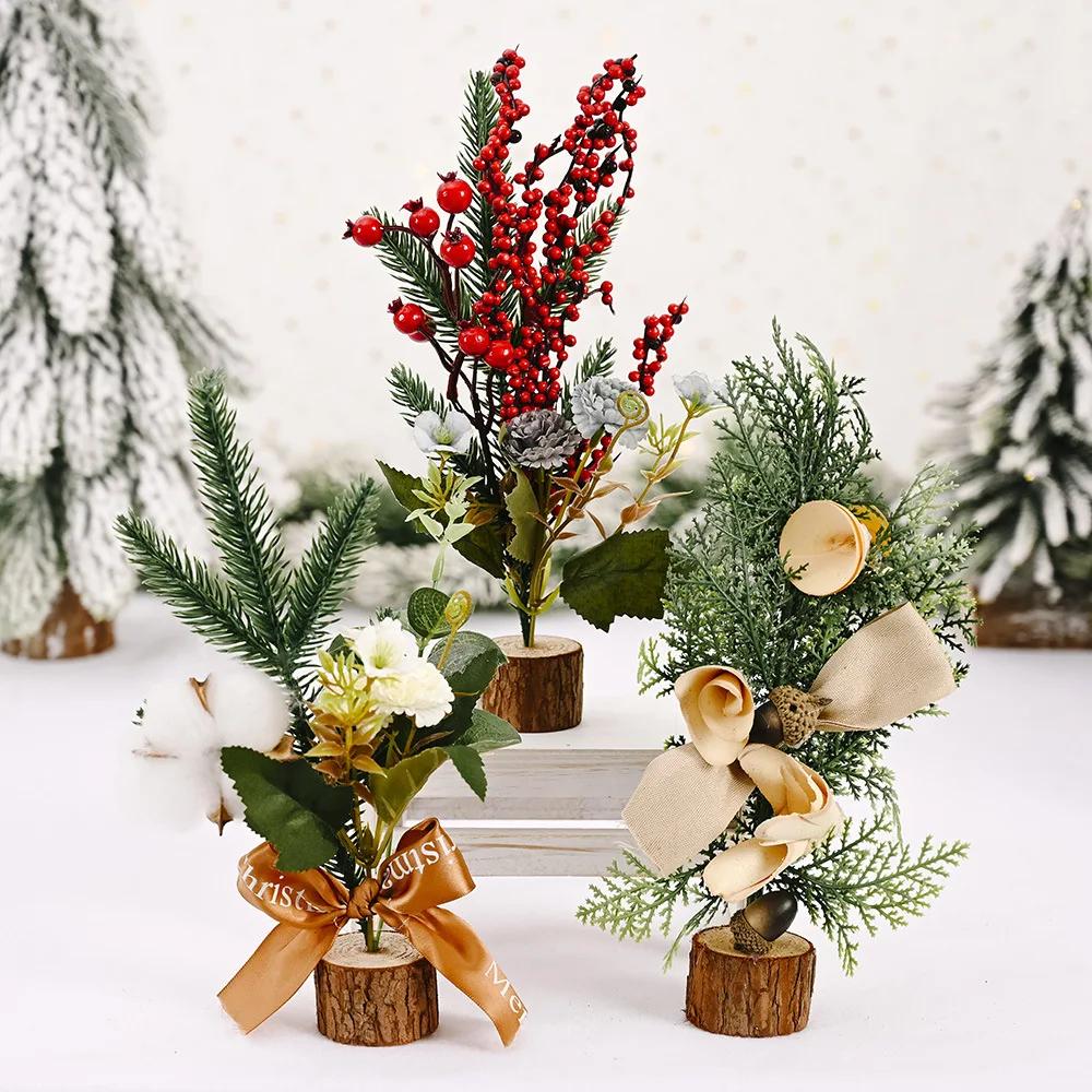 Christmas Ornament Mini Christmas Tree Desktop Decorations Christmas Decor