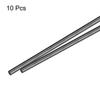 Uxcell Carbon Fiber Rods 5mm X 420mm for RC Car Airplane DIY Tool Wing Tube Quadcopter Arm, Pack of 10