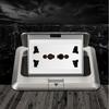 Factory Pop-up Floor Socket Universal Hidden Ground Socket Box Aluminum Surface Waterproof Power Socket