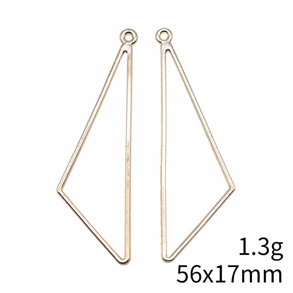 Wedding Anniversary Charms For Italian Bracelet Geometric Hollow Charms Pendant Women's Clothing Pendant Accessories