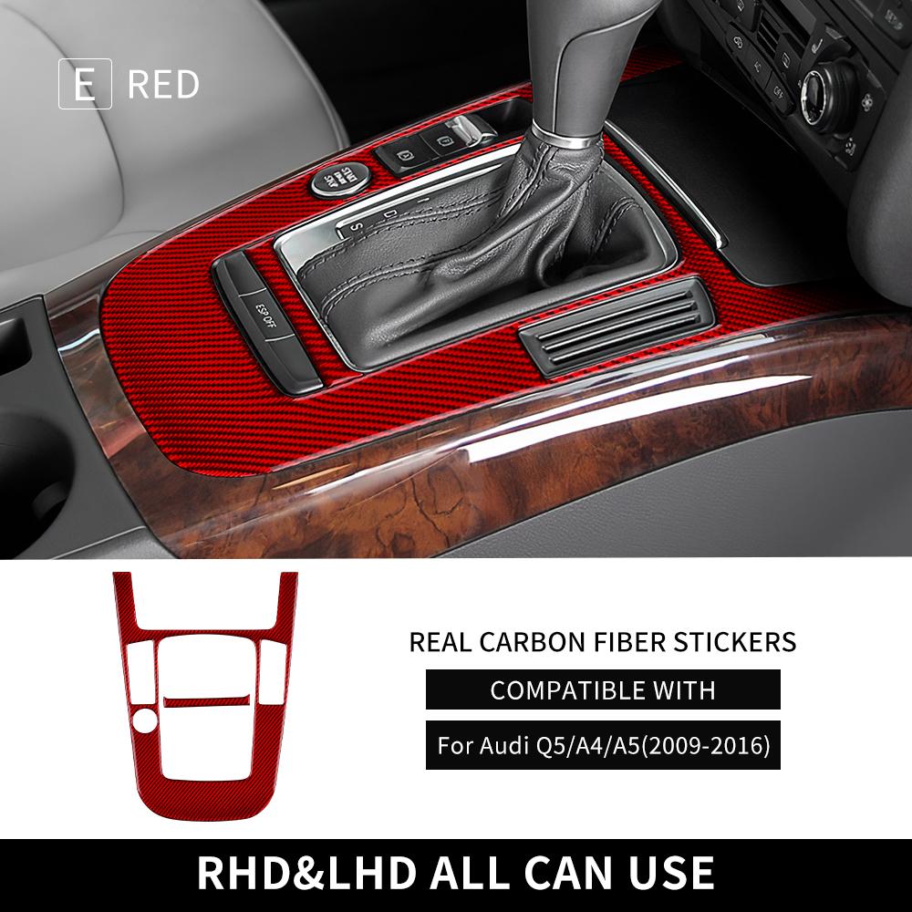 Real Carbon Fiber Gear Shift Collar for A4 A5 Q5 2009-2016