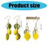 Elegant Lemon Themed Statement Earrings Convenient for Women Unique Fruit Fashion Accessory Gifts Ideas Outfits