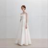 French Light Wedding Dress 1011 New Main Wedding Dress Tube Top Thin Niche Simple Mori Family Go Out Gauze Skirt