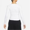 Nike Sportswear Logo Embroidered Double Zip Funnel Neck Jacket Women Jacket White FD2377-100