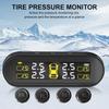 Tire Pressure Monitoring System 4 External Sensors Rotating Holder USB Solar TPMS Car Tyre Pressure Monitor Tyre Pressure Alarm