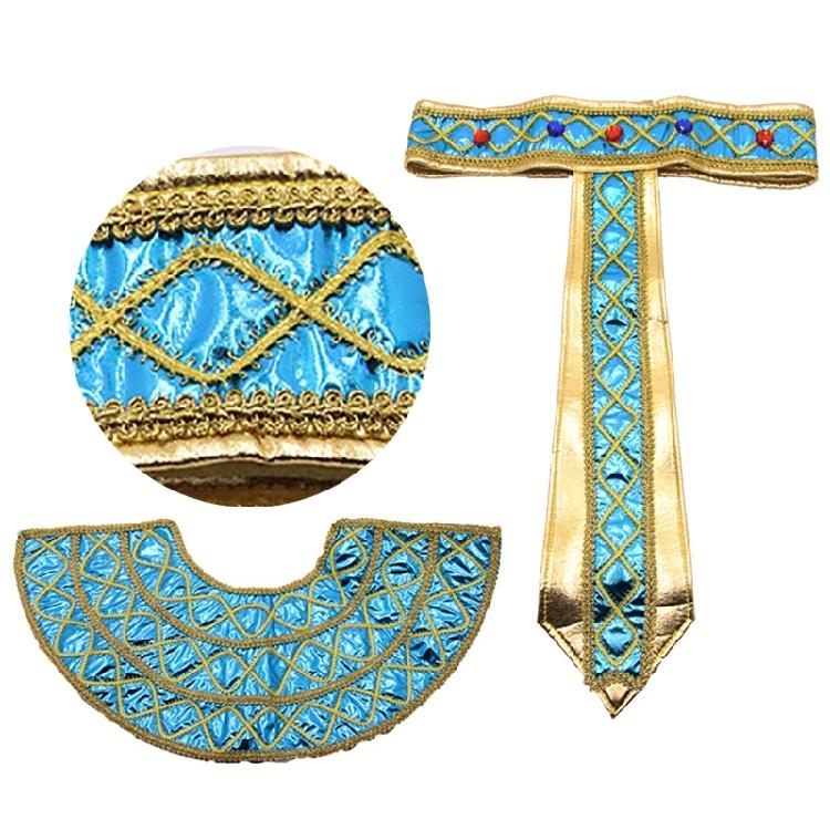 Egyptian Pharaoh Headpiece Egyptian Collar Egyptian Costume Accessories for Men