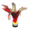 2 pièces 10 styles Jeu de plein air Divertissement Football Cou de pied Exercice physique Volant Jianzi Chinois Plumes Coup de pied