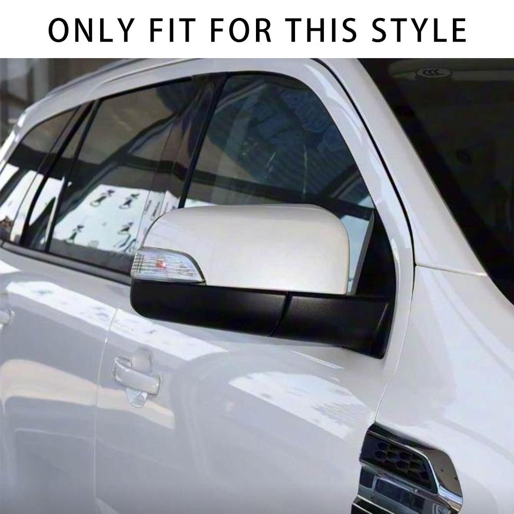 For Ford Everest 2015 - 2021 Ranger 2015 - 2022 Rearview Mirror Cover Cap 2Pcs Side Mirror Trim Sticker Styling Accessories