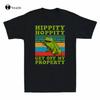Frog Hippity Hoppity Get Off My Property Gangster Tshirts Cotton Trend 2021 Tee Shirt Unisex