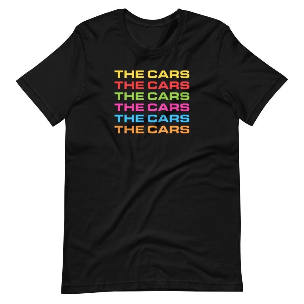 THE CARS 80s Band Black Tee Shirt Short-Sleeve Unisex T-Shirt L