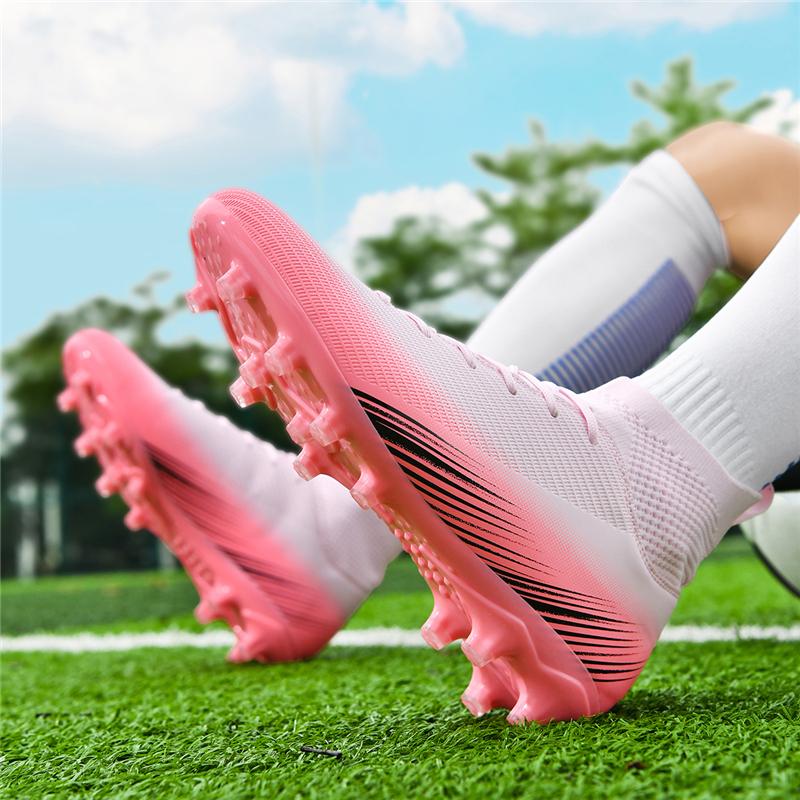 Men Football Shoes Indoor Fast Football Field Boots Training Non-Slip Soccer Shoes FG Comfortable Sneaker Professional Unisex